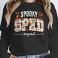 Spooky SPED Squad Special Education Teacher Halloween Ghost Unisex Sweatshirt, novelty gifts, funny gifts