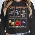 Spooky Syllables Halloween Teacher Student Education Unisex Sweatshirt, novelty gifts, funny gifts