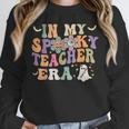 In My Spooky Teacher Era Groovy Hippie Retro Ghost Halloween Men Women Kids Unisex Sweatshirt, novelty gifts, funny gifts
