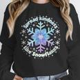 Spread Kindness Like Snowflakes Christmas Teacher Unity Day Unisex Sweatshirt, novelty gifts, funny gifts