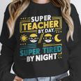 Super Teacher By Day Super Tired By Night Superheroes School Unisex Sweatshirt, novelty gifts, funny gifts Super Teacher By Day Super Tired By Night Superheroes School Unisex Sweatshirt, novelty gifts, funny gifts