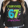 I Survived 67 Days Of School 67 Meme Science Teacher Unisex Sweatshirt, novelty gifts, funny gifts I Survived 67 Days Of School 67 Meme Science Teacher Unisex Sweatshirt, novelty gifts, funny gifts