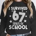 I Survived 67 Days Of School Teachers Students Unisex Sweatshirt, novelty gifts, funny gifts I Survived 67 Days Of School Teachers Students Unisex Sweatshirt, novelty gifts, funny gifts