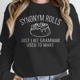 Synonym Rolls Book Lover English Teacher Grammar Unisex Sweatshirt, novelty gifts, funny gifts Synonym Rolls Book Lover English Teacher Grammar Unisex Sweatshirt, novelty gifts, funny gifts