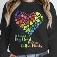 It Takes A Big Heart To Shape Little Minds Teacher Student Men Women Kids Unisex Sweatshirt, novelty gifts, funny gifts