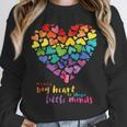It Takes a Big Heart To Shape Little Minds Teacher Unisex Sweatshirt, novelty gifts, funny gifts