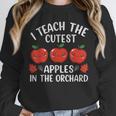 I Teach The Cutest Apples In The Orchard Cute Fall Teacher Unisex Sweatshirt, novelty gifts, funny gifts I Teach The Cutest Apples In The Orchard Cute Fall Teacher Unisex Sweatshirt, novelty gifts, funny gifts