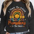 I Teach The Cutest Preschool Pumpkin Teacher Halloween For Men Women Kids Unisex Sweatshirt, novelty gifts, funny gifts
