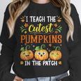 I Teach The Cutest Pumpkins Halloween Teacher Unisex Sweatshirt, novelty gifts, funny gifts I Teach The Cutest Pumpkins Halloween Teacher Unisex Sweatshirt, novelty gifts, funny gifts