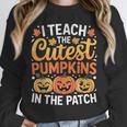I Teach The Cutest Pumpkins Tshirt Halloween Teacher Unisex Sweatshirt, novelty gifts, funny gifts I Teach The Cutest Pumpkins Tshirt Halloween Teacher Unisex Sweatshirt, novelty gifts, funny gifts