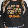 I Teach The Cutest Pumpkins In The Patch Fall Season Teacher Unisex Sweatshirt, novelty gifts, funny gifts I Teach The Cutest Pumpkins In The Patch Fall Season Teacher Unisex Sweatshirt, novelty gifts, funny gifts