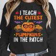 I Teach The Cutest Pumpkins In The Patch Halloween Teacher Unisex Sweatshirt, novelty gifts, funny gifts I Teach The Cutest Pumpkins In The Patch Halloween Teacher Unisex Sweatshirt, novelty gifts, funny gifts