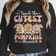 I Teach The Cutest Pumpkins In The Patch Teacher Retro Unisex Sweatshirt, novelty gifts, funny gifts