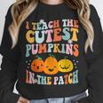 I Teach The Cutest Pumpkins In The Patch Teacher Unisex Sweatshirt, novelty gifts, funny gifts