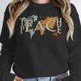 Teach Peace Teacher Teacher Unisex Sweatshirt, novelty gifts, funny gifts Teach Peace Teacher Teacher Unisex Sweatshirt, novelty gifts, funny gifts