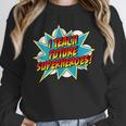 I Teach Superheroes Retro Comic Super Teacher Graphic Unisex Sweatshirt, novelty gifts, funny gifts I Teach Superheroes Retro Comic Super Teacher Graphic Unisex Sweatshirt, novelty gifts, funny gifts