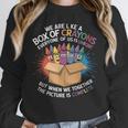 Teacher We Are Like a Box Of Crayons Unisex Sweatshirt, novelty gifts, funny gifts Teacher We Are Like a Box Of Crayons Unisex Sweatshirt, novelty gifts, funny gifts