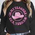 In My Teacher Era Yeehaw Pink Teacher Western Cowgirl Unisex Sweatshirt, novelty gifts, funny gifts In My Teacher Era Yeehaw Pink Teacher Western Cowgirl Unisex Sweatshirt, novelty gifts, funny gifts