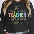 This Teacher Is Glowing Hello Summer End Of School Unisex Sweatshirt, novelty gifts, funny gifts