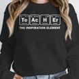 Teacher The Inspiration Element Periodic Table Word Science Unisex Sweatshirt, novelty gifts, funny gifts