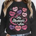 Teacher Positive Affirmations Candy Heart Valentine's Day Unisex Sweatshirt, novelty gifts, funny gifts Teacher Positive Affirmations Candy Heart Valentine's Day Unisex Sweatshirt, novelty gifts, funny gifts