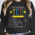 Teacher Power Of Yet Cant Do This Inspirational Women Men Unisex Sweatshirt, novelty gifts, funny gifts Teacher Power Of Yet Cant Do This Inspirational Women Men Unisex Sweatshirt, novelty gifts, funny gifts