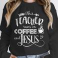 This Teacher Runs On Coffee And Jesus T Shirt Christian Tees Unisex Sweatshirt, novelty gifts, funny gifts This Teacher Runs On Coffee And Jesus T Shirt Christian Tees Unisex Sweatshirt, novelty gifts, funny gifts