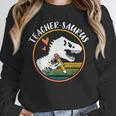 Teacher-Saurus Dinosaur Teacher Design T-Rex Design Unisex Sweatshirt, novelty gifts, funny gifts Teacher-Saurus Dinosaur Teacher Design T-Rex Design Unisex Sweatshirt, novelty gifts, funny gifts