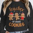 Teacher Of Smart Cookies Gingerbread Christmas Teacher Cute Men Women Kids Unisex Sweatshirt, novelty gifts, funny gifts