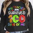 My Teacher Survived 100 Days Of Me 100 Days Of School Unisex Sweatshirt, novelty gifts, funny gifts My Teacher Survived 100 Days Of Me 100 Days Of School Unisex Sweatshirt, novelty gifts, funny gifts