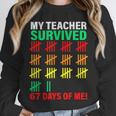 My Teacher Survived 67 Days Of Me School Kids Costume Unisex Sweatshirt, novelty gifts, funny gifts My Teacher Survived 67 Days Of Me School Kids Costume Unisex Sweatshirt, novelty gifts, funny gifts