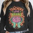 Teacher Teachers Love Brains Halloween Men Women Unisex Sweatshirt, novelty gifts, funny gifts Teacher Teachers Love Brains Halloween Men Women Unisex Sweatshirt, novelty gifts, funny gifts