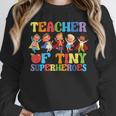Teacher Of Tiny Superheroes Teach 100th Day Of School Unisex Sweatshirt, novelty gifts, funny gifts Teacher Of Tiny Superheroes Teach 100th Day Of School Unisex Sweatshirt, novelty gifts, funny gifts