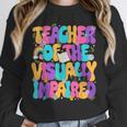 Teacher Of The Visually Impaired Blindness Awareness Unisex Sweatshirt, novelty gifts, funny gifts Teacher Of The Visually Impaired Blindness Awareness Unisex Sweatshirt, novelty gifts, funny gifts