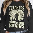 Teachers Love Brains Halloween Costume Boo Trick Teach Unisex Sweatshirt, novelty gifts, funny gifts Teachers Love Brains Halloween Costume Boo Trick Teach Unisex Sweatshirt, novelty gifts, funny gifts