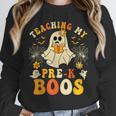 Teaching My Pre-K Boos Crew Teachers Halloween Ghost Unisex Sweatshirt, novelty gifts, funny gifts