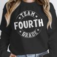 Team Fourth Grade Teacher Student Back To School 4th Grade Unisex Sweatshirt, novelty gifts, funny gifts
