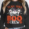 Team Para Boo Crew Halloween Ghost Paraprofessional Teacher Unisex Sweatshirt, novelty gifts, funny gifts