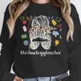 Technology Teacher Messy Bun Technology Teaching Unisex Sweatshirt, novelty gifts, funny gifts Technology Teacher Messy Bun Technology Teaching Unisex Sweatshirt, novelty gifts, funny gifts