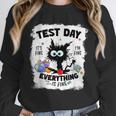 Test Day Stressed Cat Teacher Student Kids Testing Day Unisex Sweatshirt, novelty gifts, funny gifts Test Day Stressed Cat Teacher Student Kids Testing Day Unisex Sweatshirt, novelty gifts, funny gifts