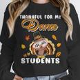 Thankful For My Dance Students Thanksgiving Turkey Teacher For Men Women Girls Kids Unisex Sweatshirt, novelty gifts, funny gifts