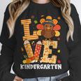 Thanksgiving Love Kindergarten Teacher Turkey Autumn Fall Unisex Sweatshirt, novelty gifts, funny gifts Thanksgiving Love Kindergarten Teacher Turkey Autumn Fall Unisex Sweatshirt, novelty gifts, funny gifts
