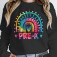 Tie Dye Prek Teacher Rainbow Preschool Back To School Girl Unisex Sweatshirt, novelty gifts, funny gifts