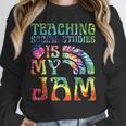 Tie Dye Teaching Social Studies Is My Jam Sunglasses Teacher Unisex Sweatshirt, novelty gifts, funny gifts Tie Dye Teaching Social Studies Is My Jam Sunglasses Teacher Unisex Sweatshirt, novelty gifts, funny gifts