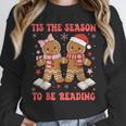 Tis The Season Reading Christmas Shirt Book Lovers Teacher Unisex Sweatshirt, novelty gifts, funny gifts
