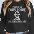History Teacher Joke Four Score & Seven Years Unisex Sweatshirt, novelty gifts, funny gifts History Teacher Joke Four Score & Seven Years Unisex Sweatshirt, novelty gifts, funny gifts