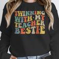 Twin Day Friends Teacher Twinning With My Bestie Matching Unisex Sweatshirt, novelty gifts, funny gifts