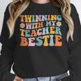 Twinning With My Teacher Bestie Twin Day Matching For Men Women Kids Unisex Sweatshirt, novelty gifts, funny gifts Twinning With My Teacher Bestie Twin Day Matching For Men Women Kids Unisex Sweatshirt, novelty gifts, funny gifts
