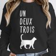 Un Deux Trois Cat Shirt French Teacher Unisex Sweatshirt, novelty gifts, funny gifts