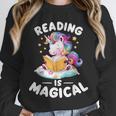 Unicorn Teacher Reading Is Magical Book Unisex Sweatshirt, novelty gifts, funny gifts